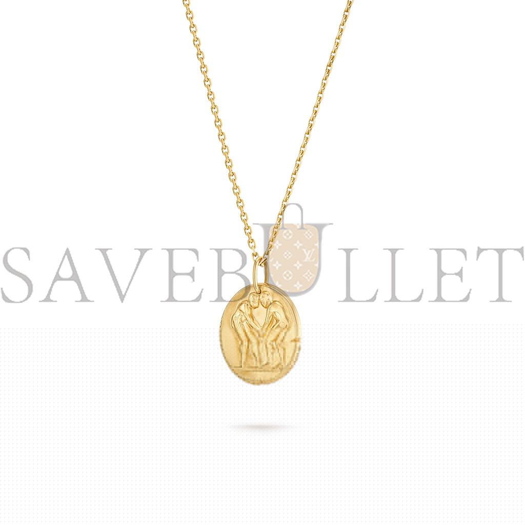 V*N CL*F arpels zodiaque medal geminorum (gemini) - yellow gold vcarp7sv00